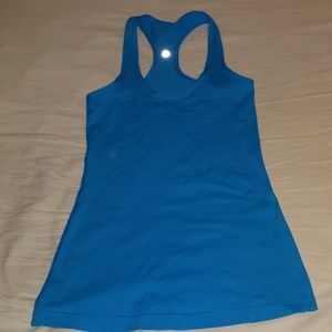 Lululemon Racer Back Tank Bright Blue Size 4